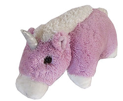 Unicorn Zoopurr Pets 19" Large, 2-in-1 Stuffed Animal and Pillow | Expandable Cushion | Premium