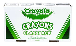 Crayola 400ct Large Size Crayon Classpack 8 colors (52-8038)