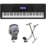 Casio WK-245 PPK 76-Key Premium Portable Keyboard Package with Headphones, Stand and Power Supply