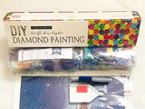 Diamond Painting Kits Large 5D Diamond Art Full Kits Crystal Rhinestone Handcraft Cross Stitch for Adults Kid Diamond Embroidery Arts Home Wall Decor Fairy with Moon (60x70cm/24x28in)