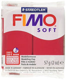 Fimo Soft Polymer Clay 2 Ounces-8020-26 Cherry Red