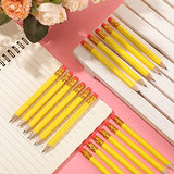 48 Pieces Golf Pencils Half Pencils with Eraser Wedding Mini Pencils Short Small Pencils for Kids Bridal Shower School Office Writing Drawing Pocket (Yellow)