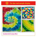One-Step Tie Dye Kit,12 Colors Tie Fabric Dye for Women,Kids,Men Gift, with Rubber Bands,Party Supplies DIY Tie Dye
