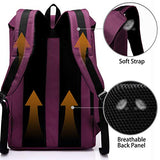 Vintage School Backpack for Women,VASCHY Water Resistant Laptop Backpack Burgundy