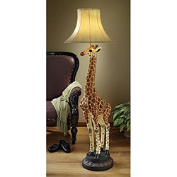 Design Toscano Heads Above Giraffe Floor Lamp