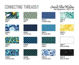 Connecting Threads Print Collection Precut Cotton Quilting Fabric Bundle Fat Quarter (Stained Glass Window)