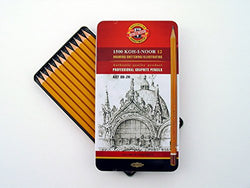 Koh-i-noor 12 ART Professional Graphite Pencils - Soft Grades 1502/II