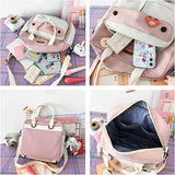 Cute Bags For School Kawaii Japanese Bag Multifunction Laptop,Aesthetic Backpacks for Teen Girls Kids Messenger Lunch Totes