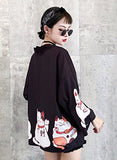 Women's 3/4 Sleeve Japanese Shawl Kimono Cardigan Tops Cover up OneSize US S-XL