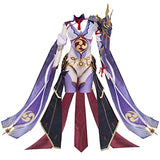 CR ROLECOS Baal Cosplay Outfit for Genshin Impact Raiden Shogun Costume Raiden Ei Cosplay Full Set Halloween M/L