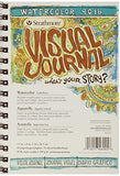 Strathmore 400 Series Visual Watercolor Journal, 90 LB 5.5"x8" Cold Press, Wire Bound, 34 Sheets