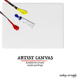 Canvas Panel Variety Pack for Painting, Academy Art Supplies - 5"x7", 8"x10", 9"x12", 11"x14" (28 Pack)