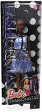 Barbie Fashionistas Doll 25 Blue Brocade - Petite