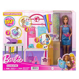 Barbie Doll & Accessories, Make & Sell Boutique Playset with Display Rack, Create Foil Designs