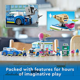 LEGO City Ice Cream Truck Police Chase 60314 Building Kit for Kids Aged 5+, Featuring 2 City TV Characters (317 Pieces)