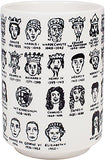 It's Hard to Get a Handle on the Kings and Queens of England - Porcelain Tea Cup Featuring The Entire Royal Lineage