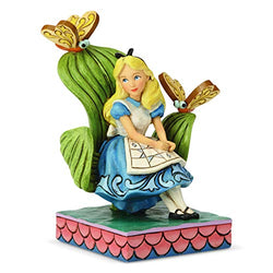 Enesco Disney Traditions by Jim Shore Alice in Wonderland Figurine, 5.43 Inch, Multicolor