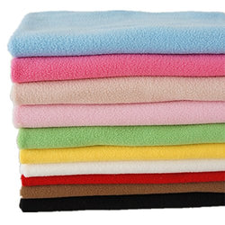 RayLineDo 10PCS 5050cm Solid Color Knitted Polar Fleece Fabric Anti Pill Fabric Patchwork Polyester