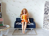 BJD Doll Sofa, Dollhouse Miniature Furniture 1/6 scale Handmade Modern Couch Prop
