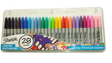 Sharpie Limited Edition Permanent Marker, Fine Point, Assorted Colors, Set of 28