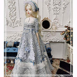 HMANE BJD Doll Clothes 1/4, Retro Simple Elegant Dress for 1/4 BJD Dolls (No Doll)
