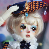 MEESock BJD Doll 1/4 Puppet Boy SD Dolls 16.7 Inch Ball Jointed Doll DIY Toys, with Clothes Shoes Wig Makeup, Best Gift for Christmas