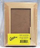 Pack of 6 - Unfinished Wood Picture Frames For Arts & Crafts - Stand or Hang on the Wall - Hold a