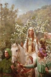 John Maler Collier Queen Guinevere's Maying 72x108 [Kitchen]