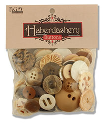 Buttons Galore Haberdashery Button, Natural