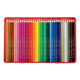 Creativity for Kids Faber Castell Classic Colored Pencils Tin Set, 48 Vibrant Colors In Sturdy