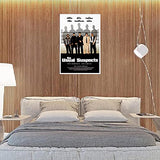 The Usual Suspects Canvas Prints Classic Movie Poster Wall Art For Home Office Decorations Unframed 30"x20"