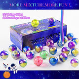 36 Pack Galaxy Slime Ball Kits with Crystal Slime, Party Favors for Kids, Unicorn Party Slime, Fluffy & Stretchy, Non-Sticky, Stress Relief, Super Soft for Girls & Boys