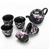 Seb's Kitchen Japanese Handcrafted Cherry Blossom 6pc Tea Gift Set