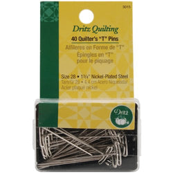 Dritz Quilter's T Pins, 1-3/4-Inch, 40 Count