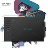 XP-Pen Star06 Wireless 2.4G Graphics Drawing Tablet Digital tablet Painting Board with 6 Hot