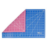US Art Supply 36" x 48" PINK/BLUE Professional Self Healing 5-Ply Double Sided Durable Non-Slip PVC