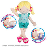 Adora Interactive Doll with UV Light Activated Bathing Suit - 12 inch Plush Doll Sunshine Friends Summer