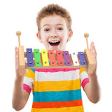 aGreatLife Wooden Xylophone for Kids Includes Eagle Whistle