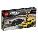 LEGO Speed Champions 2018 Dodge Challenger SRT Demon and 1970 Dodge Charger R/T 75893 Building Kit (478 Pieces)