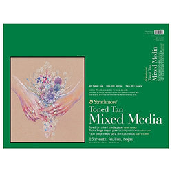 Strathmore Paper 462-218 400 Series Toned Tan Mixed Media Pad