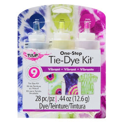 Tulip Tie Fabric Dye Kit, Vibrant, 3 colors, 0.44oz