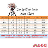NUOQI Junko Enoshima Cosplay Costume Anime Danganronpa Junko Cosplay Outfit Uniform Dress Suit Halloween S