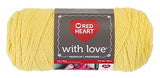 Red Heart With Love Yarn, Daffodil