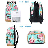 Pawsky School backpack for Teen Girls Women Lightweight School Bags College Bookbag Fits 14 Inch Laptop Bag (Floral)