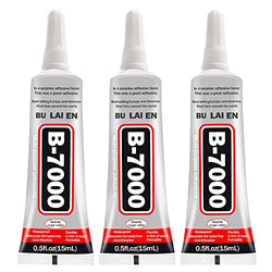 B7000 Glue Adhesive, Multi-Function Glues, Transperant Paste Adhesive (3x15ML / 0.5 oz)
