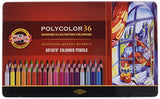 KOH-I-NOOR 3825 Polycolor Artist's Coloured Pencils - Assorted Colour (Set of 36)