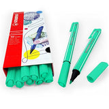 Stabilo PointMax Nylon Tip Fineliner Pen - 0.8mm - Pack of 10 - Ice Green - 488/13