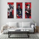Anime Scroll Poster for Character Pattern - Fabric Prints 60 cm x 90 cm | Premium and Artistic Anime Theme Gift | Japanese Manga Hanging Wall Art Room Decor