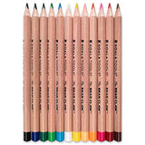 Koala Tools - Bear Claw Colored Pencils for Adults and Kids, Water Soluble Color Pencils with Triangular Grip for Art and Shading, Large Coloring Pencils, Pack of 12