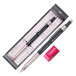 Faber Castell Tk Fine Vario L Drafting Mechanical Pencil 0.5 Mm +Packing Case / Gift Eraser